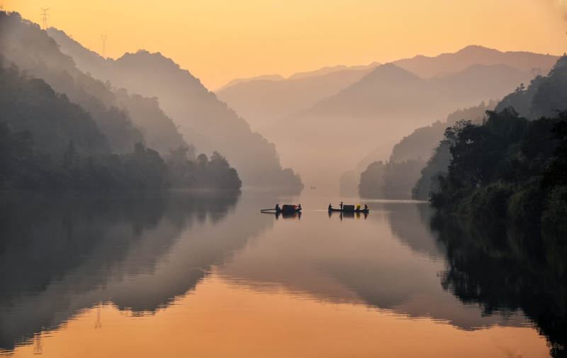 今天分享10张东江湖的风景摄影高清图片,东江湖位于湖南省郴州市